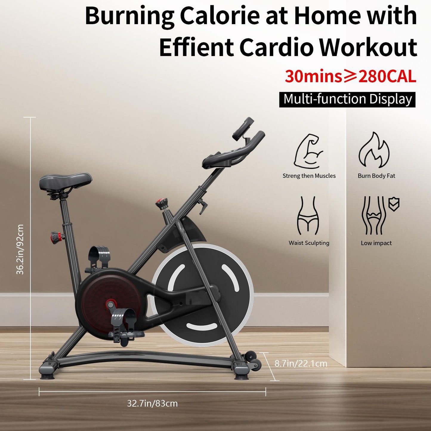 Spin Bike Home Fitness Equipment