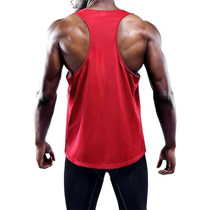 Men's quick-drying gym tank top