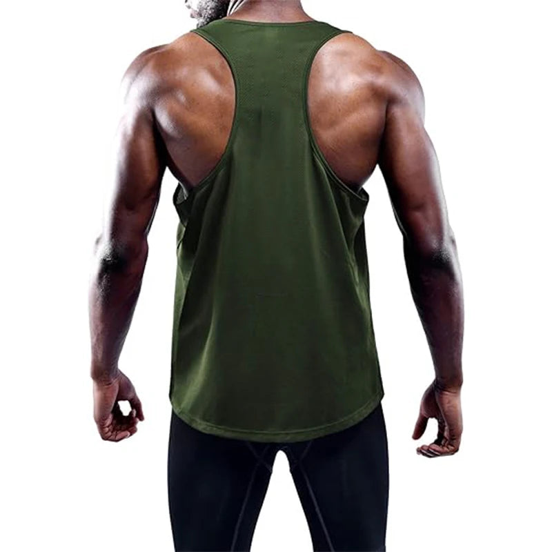 Men's quick-drying gym tank top