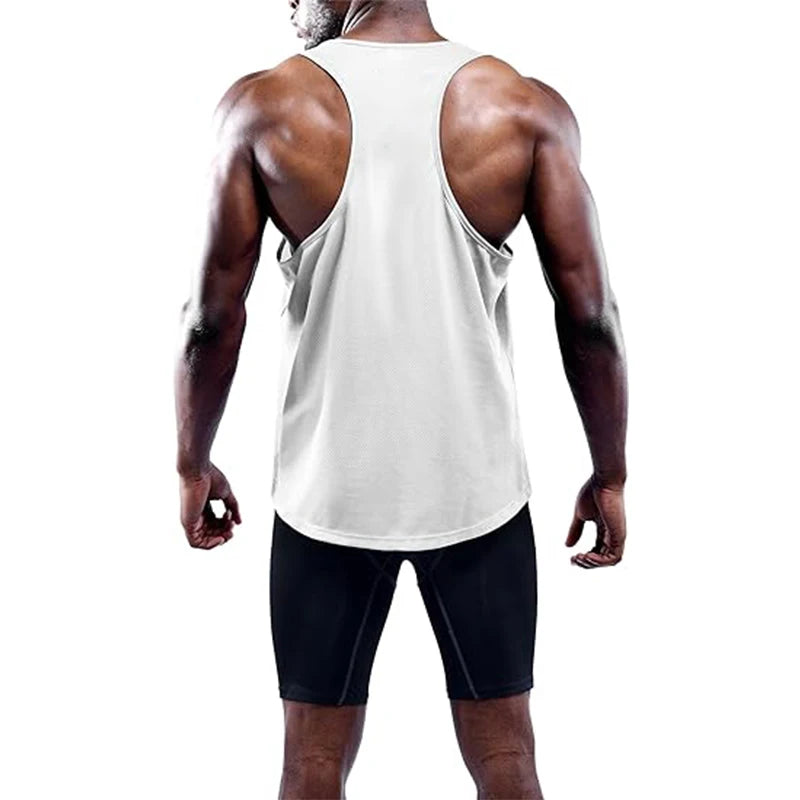 Men's quick-drying gym tank top