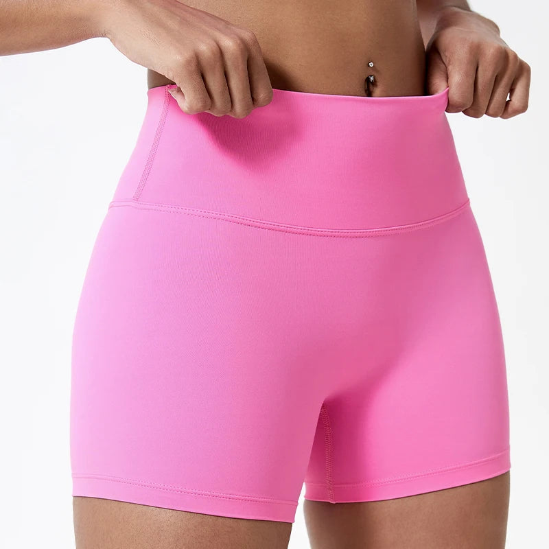Women's gym leggings, slim fit workout shorts