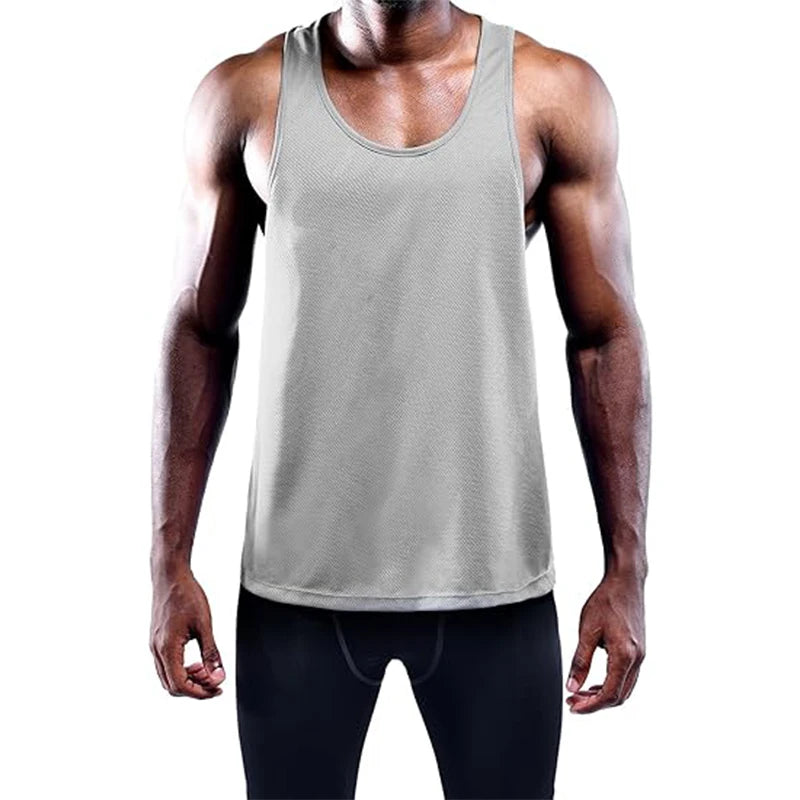Men's quick-drying gym tank top