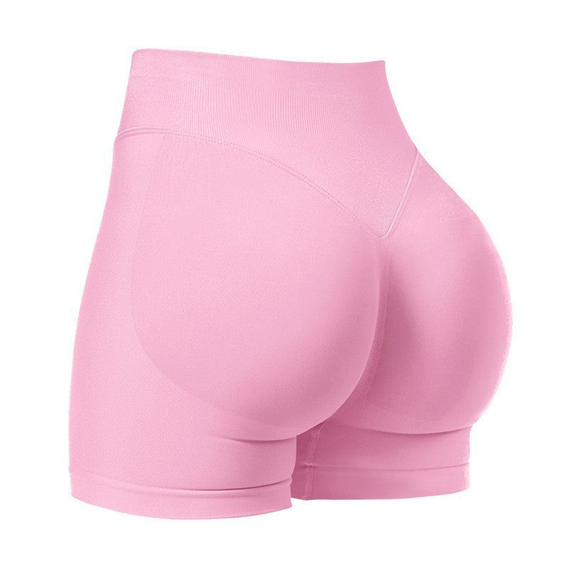 High Waist Yoga Shorts Tight Hip