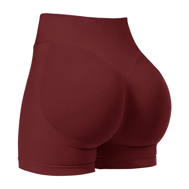 High Waist Yoga Shorts Tight Hip