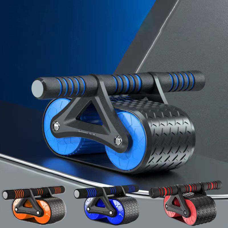 Double Wheel Abdominal Exerciser Women Men Automatic