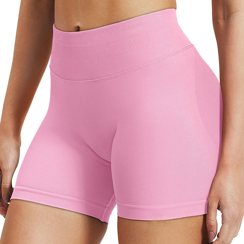 High Waist Yoga Shorts Tight Hip