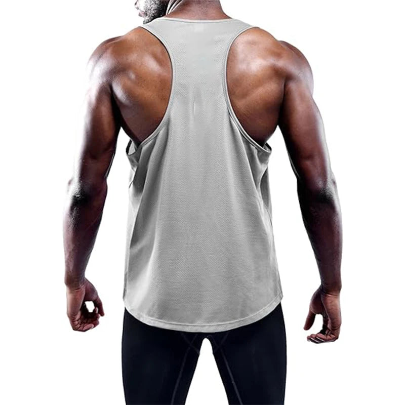 Men's quick-drying gym tank top