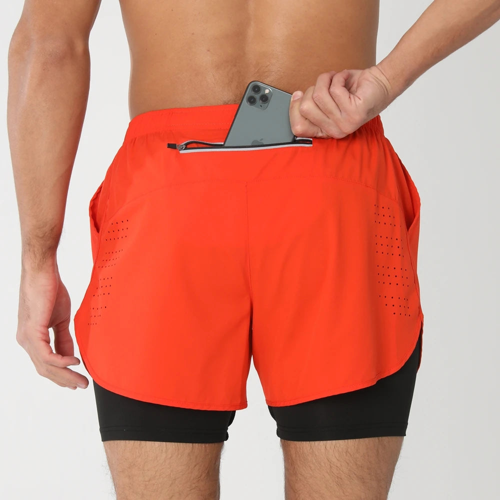 Men Running Shorts Gym Sports