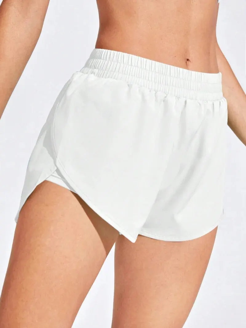 Yoga Shorts Women Fitness Elastic Running