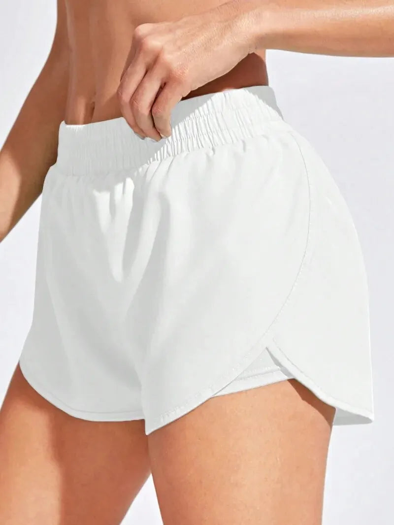 Yoga Shorts Women Fitness Elastic Running