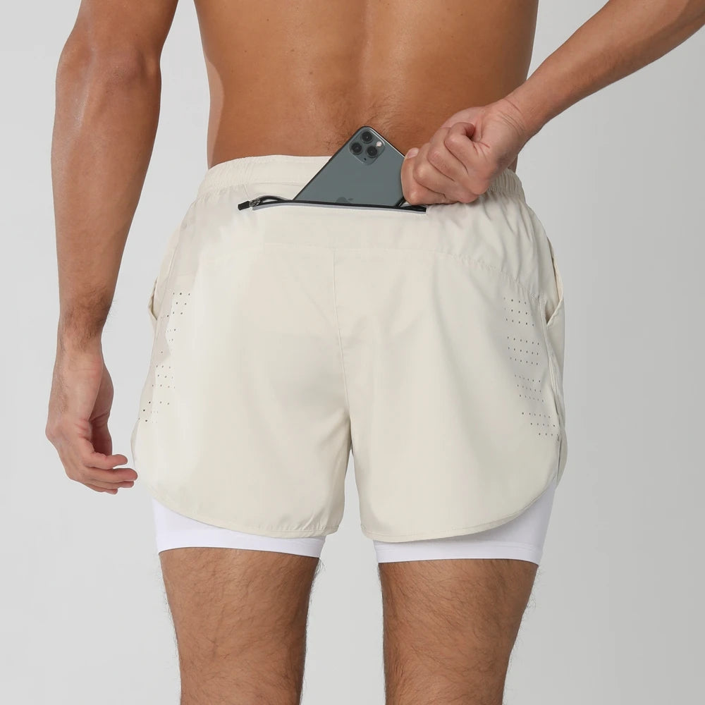 Men Running Shorts Gym Sports