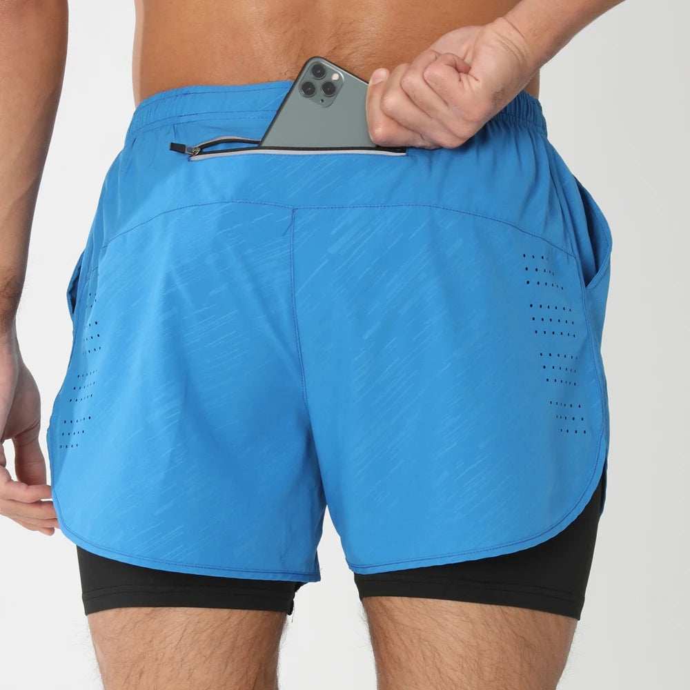 Men Running Shorts Gym Sports