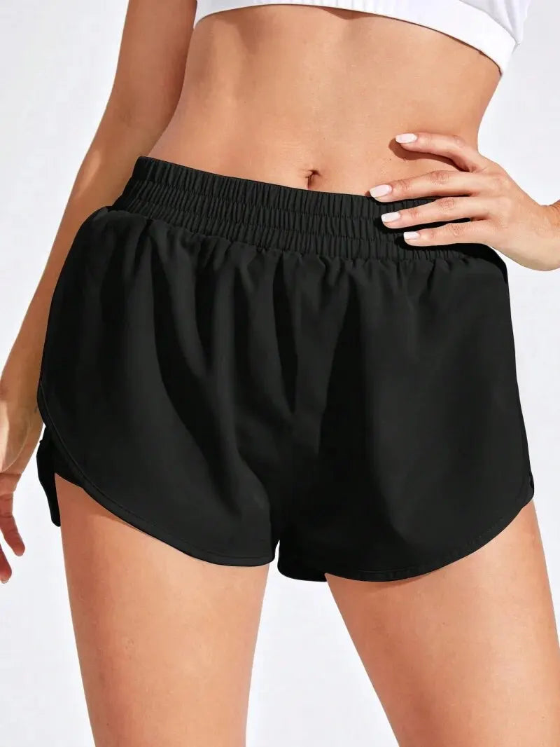 Yoga Shorts Women Fitness Elastic Running