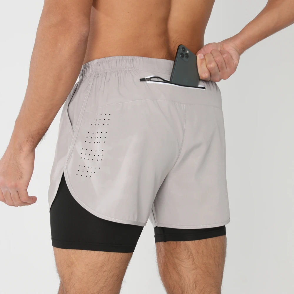 Men Running Shorts Gym Sports
