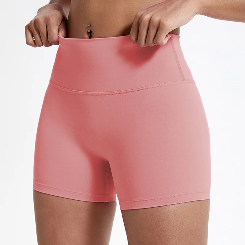 Women's gym leggings, slim fit workout shorts