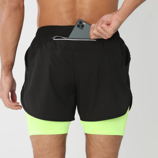 Men Running Shorts Gym Sports